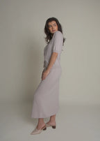 Short Sleeve Crew Neck Cashmere Cardigan CAMPAIGN PRICE