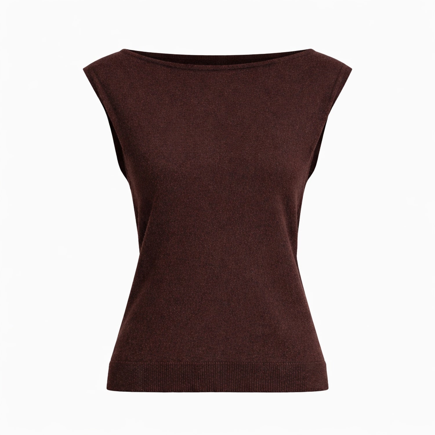 Cap Sleeve Cashmere Vest
