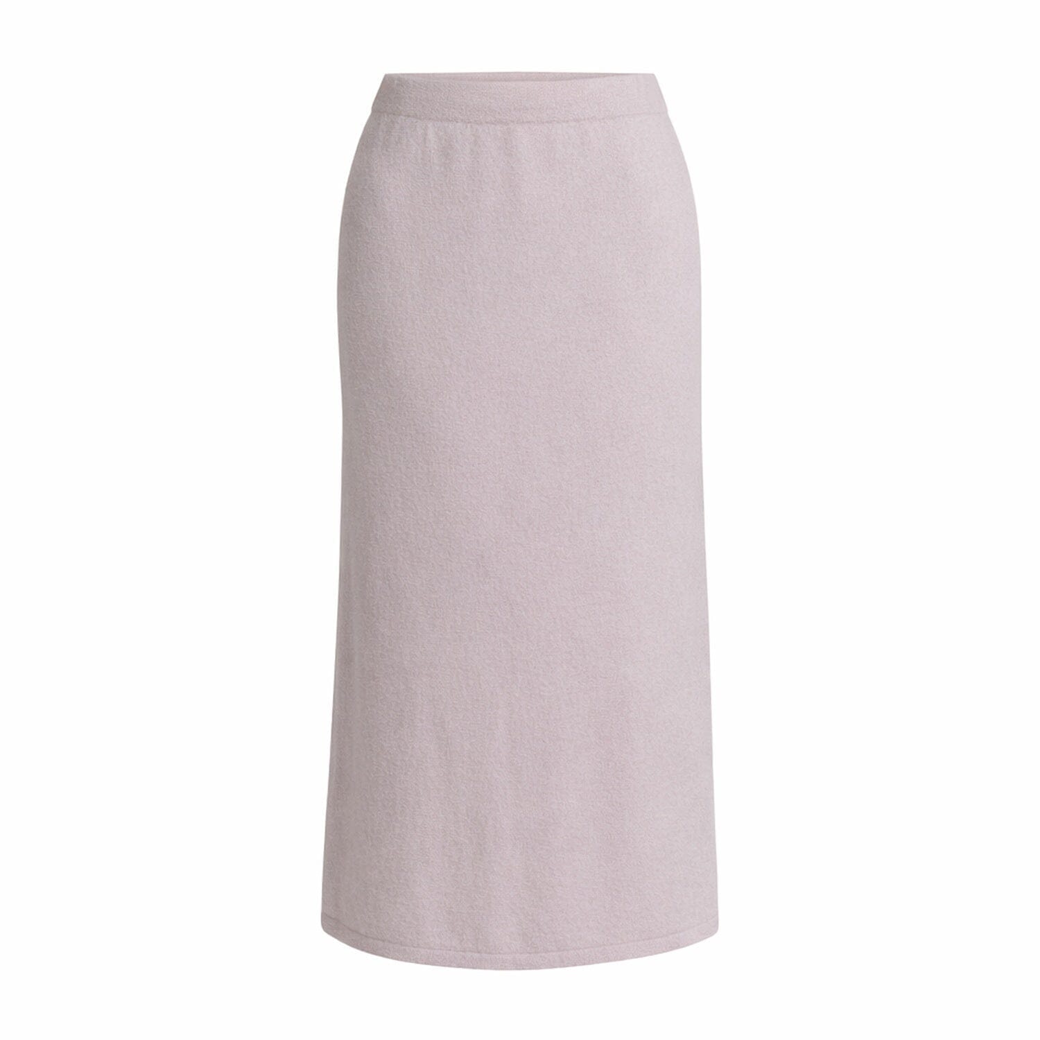 A-Line Cashmere Skirt – Beige Cashmere Midi Skirt – Fiora Muse