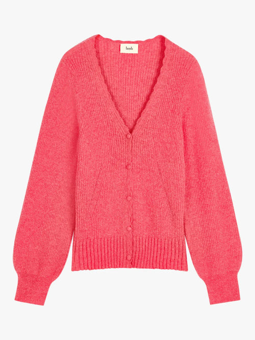 Pink cashmere cardigan