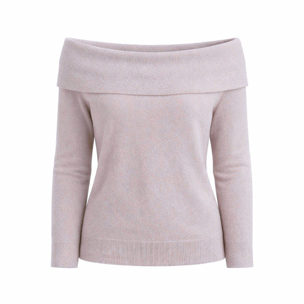 Off-Shoulder Cashmere Sweater Fiora Muse 