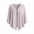 Open Front Cashmere Poncho Fiora Muse 