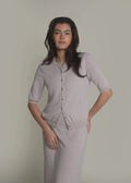 Short Sleeve Crew Neck Cashmere Cardigan CAMPAIGN PRICE Cardigan Fiora Muse 