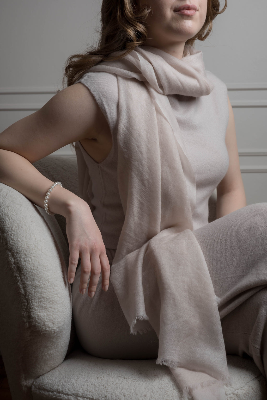 Ultralight Cashmere Shawl Fiora Muse 