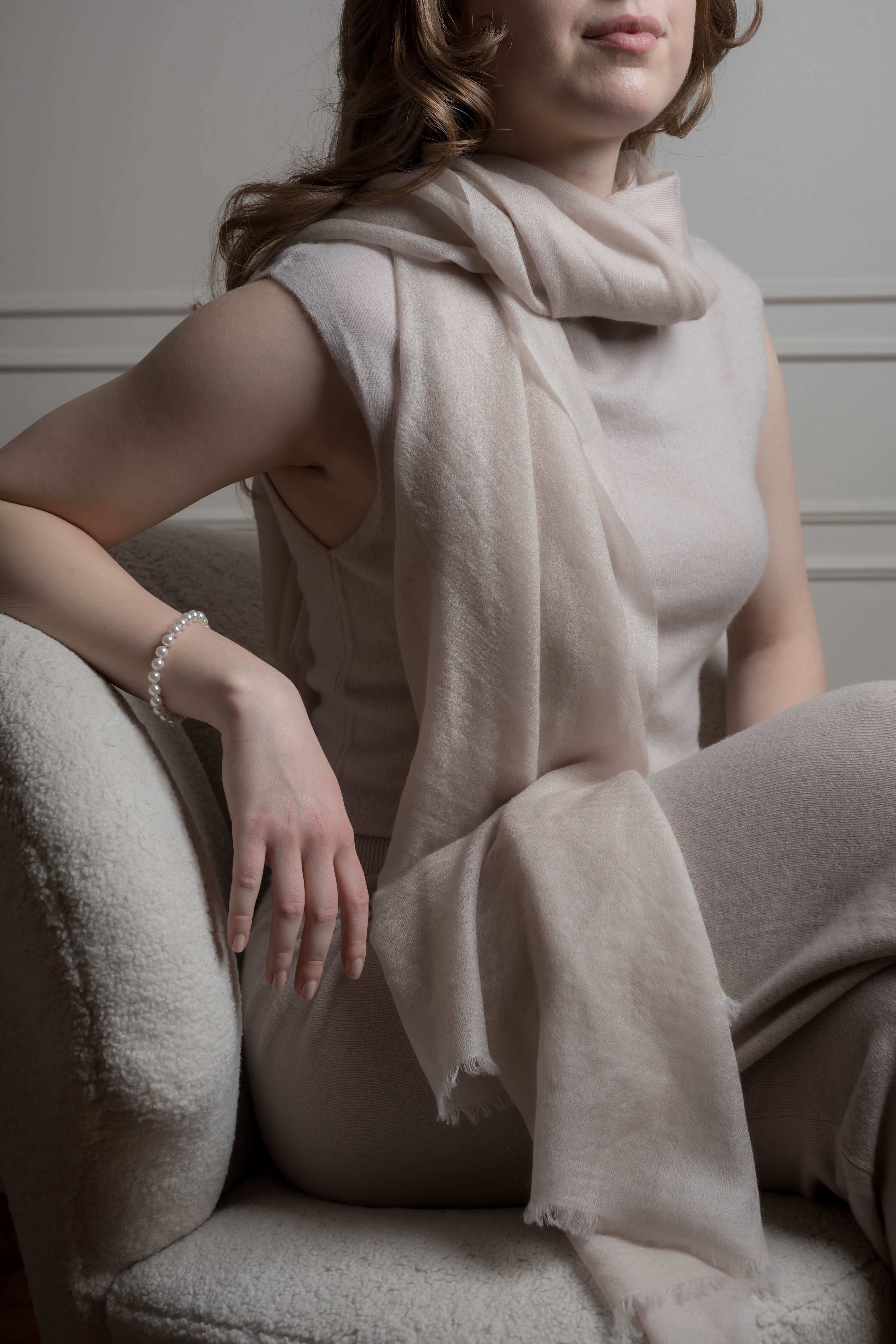 Ultralight Cashmere Shawl Fiora Muse 